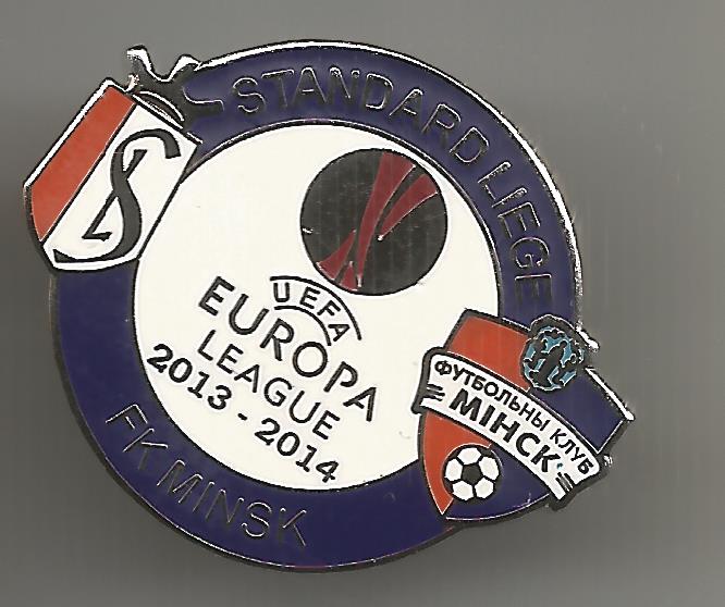 Badge Europa League Standard Luettich- FK Minsk 2013-14